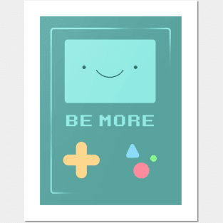 Cute Adventure Time Bmo Hello World Programmer Programming Female Posters and Art